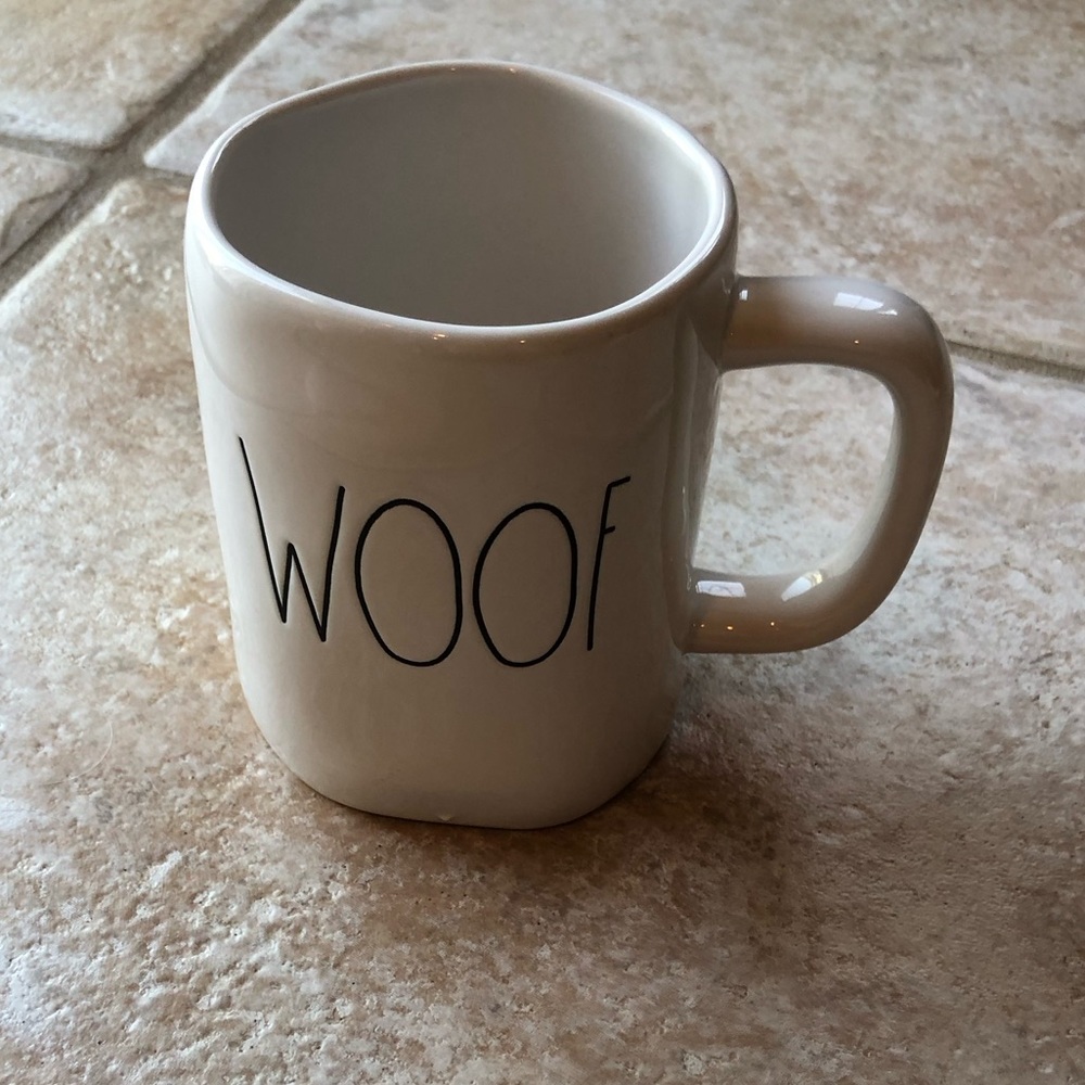 Rae Dunn “Woof” mug